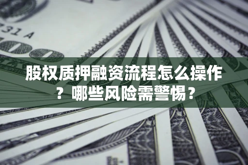 武汉股权质押融资流程怎么操作？哪些风险需警惕？