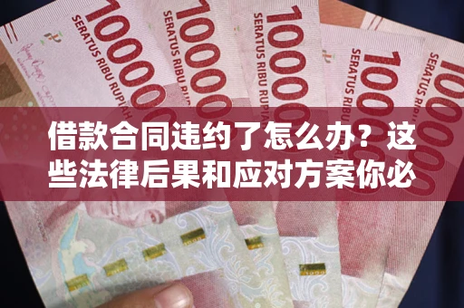 武汉借款合同违约了怎么办？这些法律后果和应对方案你必须知道