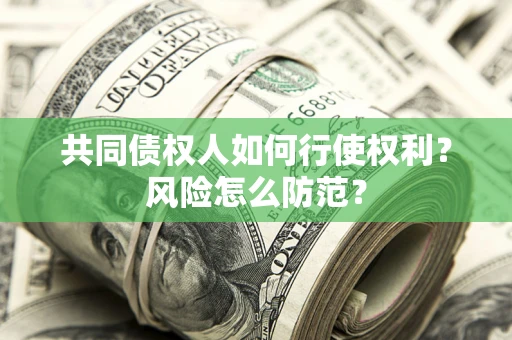 武汉共同债权人如何行使权利？风险怎么防范？