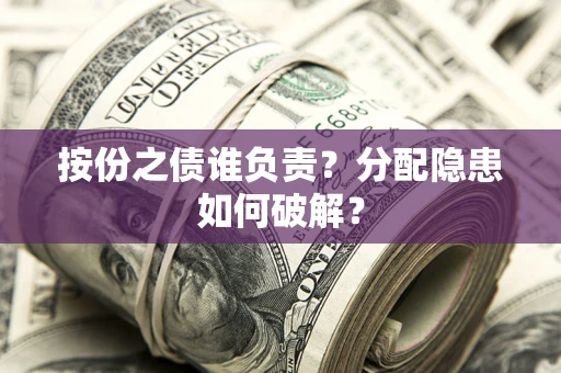 武汉按份之债谁负责？分配隐患如何破解？