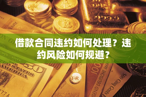 武汉借款合同违约如何处理？违约风险如何规避？
